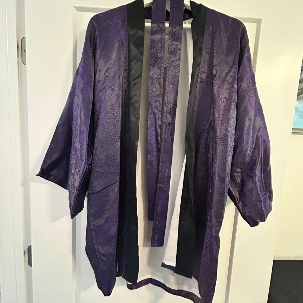 Joli Purple Kimono 100